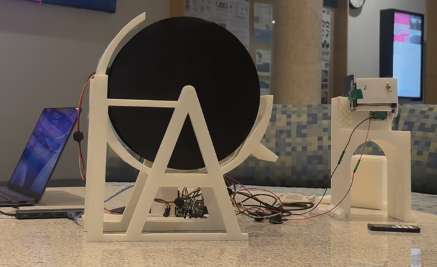 Assembled automated card shuffler prototype